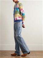 Corridor - Cube Jacquard-Knit Colour-Block Pima Cotton Cardigan - Multi
