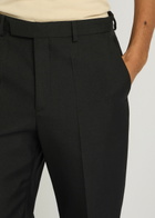 Valentino Garavani Flared-leg Twill Trousers Black