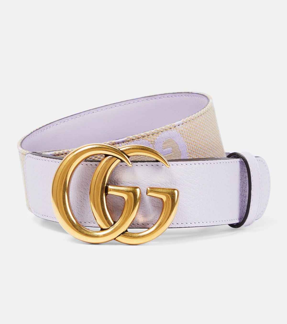 Gucci Marmont Jumbo GG Lavender Belt Leather and Canvas 290769-  main image 3
