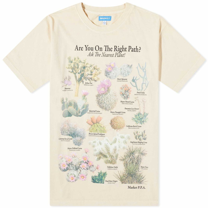 Photo: MARKET Men's Right Path T-Shirt in Sand