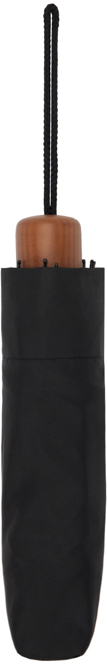 Paul Smith Black Multi Stripe Crook Umbrella Paul Smith