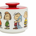 Peanuts Candy Jar in White/Red 