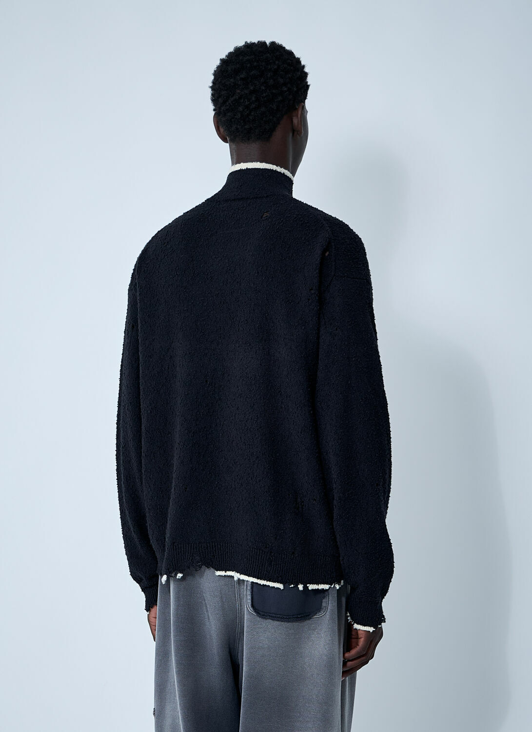 Maison Mihara Yasuhiro Distressed Sweater