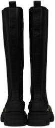 GANNI Black Cleated Chelsea Boots