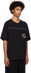 Dolce & Gabbana Black Embossed T-Shirt