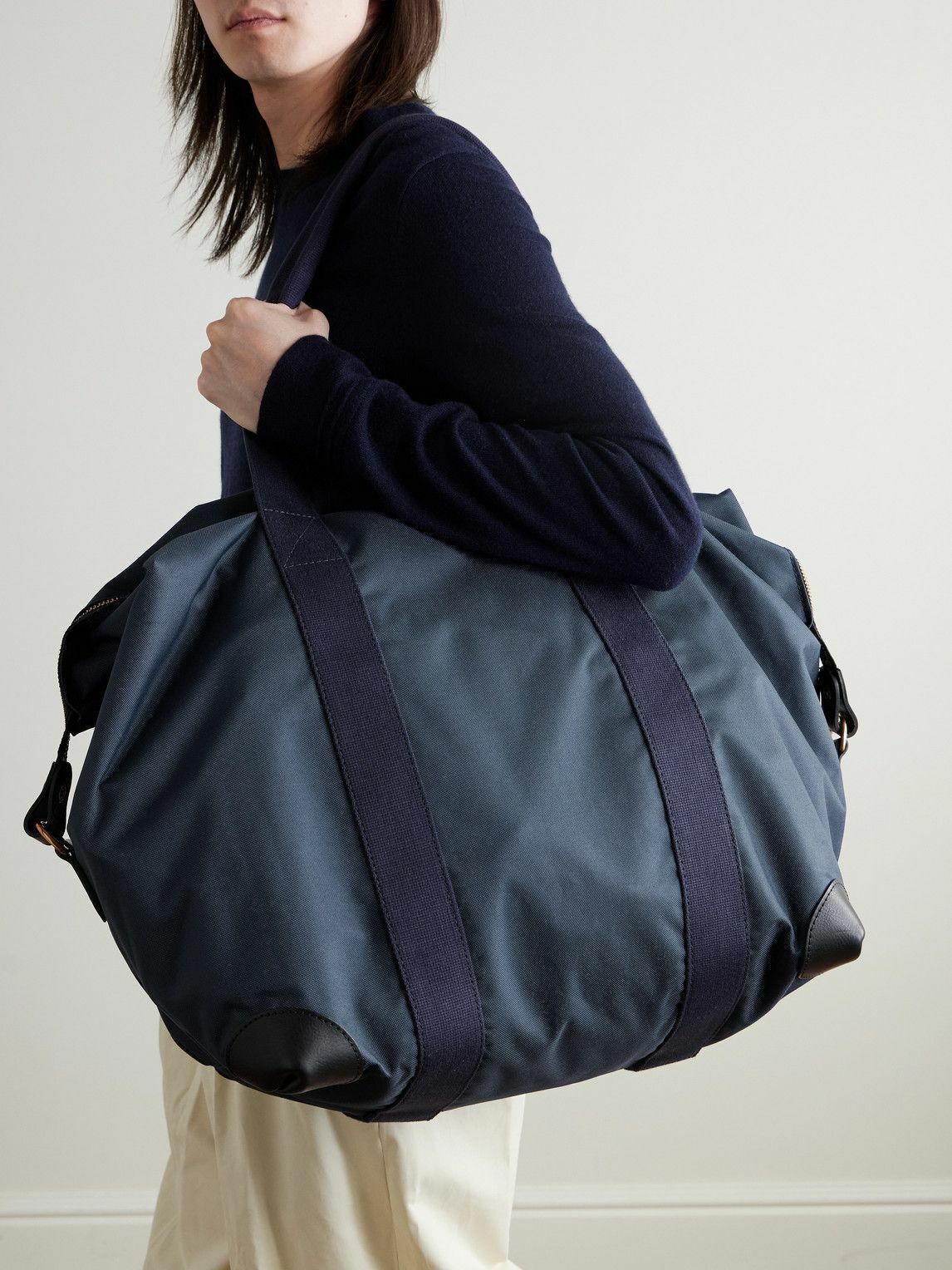 Bennett Winch - Cargo Leather-Trimmed Canvas Weekend Bag