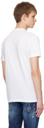 Dsquared2 White D2 Surf Board T-Shirt