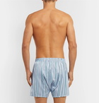 Derek Rose - Striped Cotton Boxer Shorts - Men - Multi