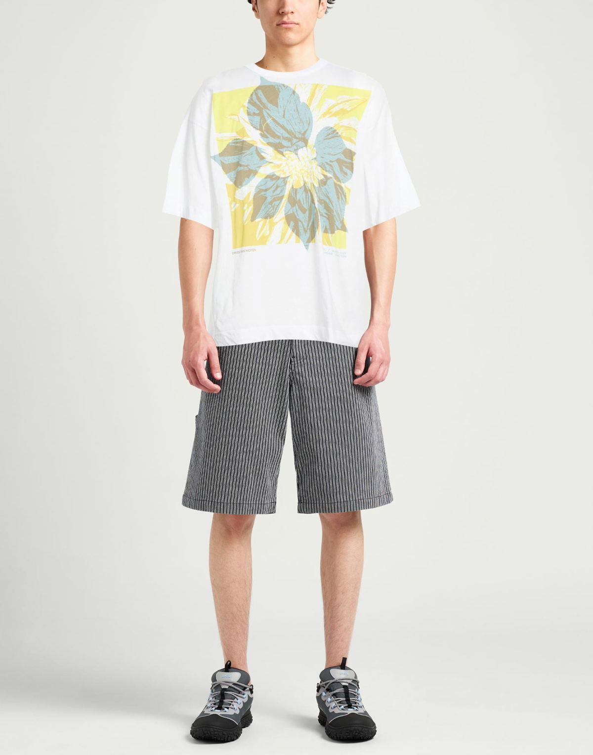 Dries Van Noten Mens T-shirt in White