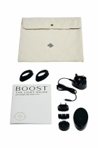 THE LIGHT SALON led face mask in eco-leather for ergonomic and adjustable facial treatment 