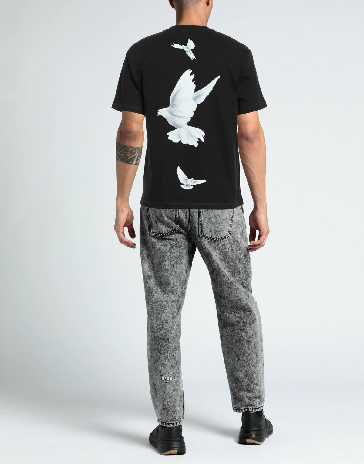 3.paradis Mens T-shirt in Black