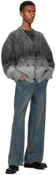 Feng Chen Wang Gray Gradient Cardigan