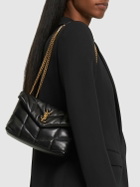 SAINT LAURENT Puffer Toy Quilted Leather Shoulder Bag
