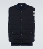 Thom Browne Reversible wool and down vest