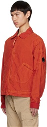 C.P. Company Orange Light Bomber Jacket