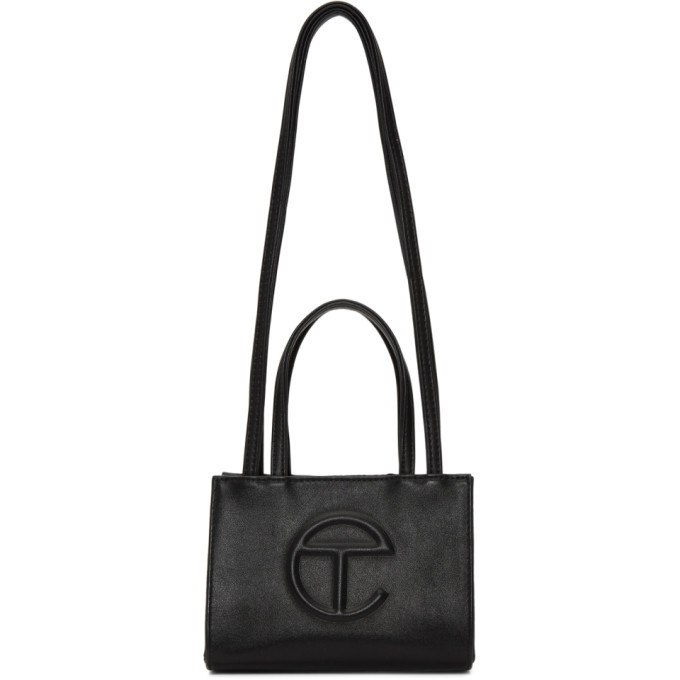 Black Telfar Bag Tote Telfar Black Small Shopping Tote Telfar