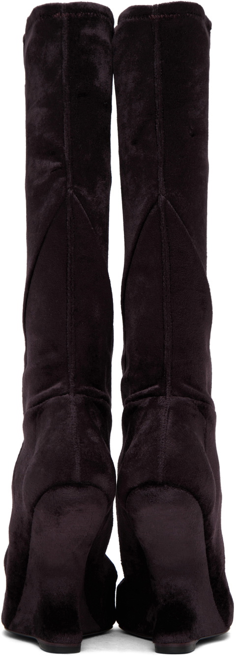 Rick Owens Lilies Purple Cantilever 11 Boots