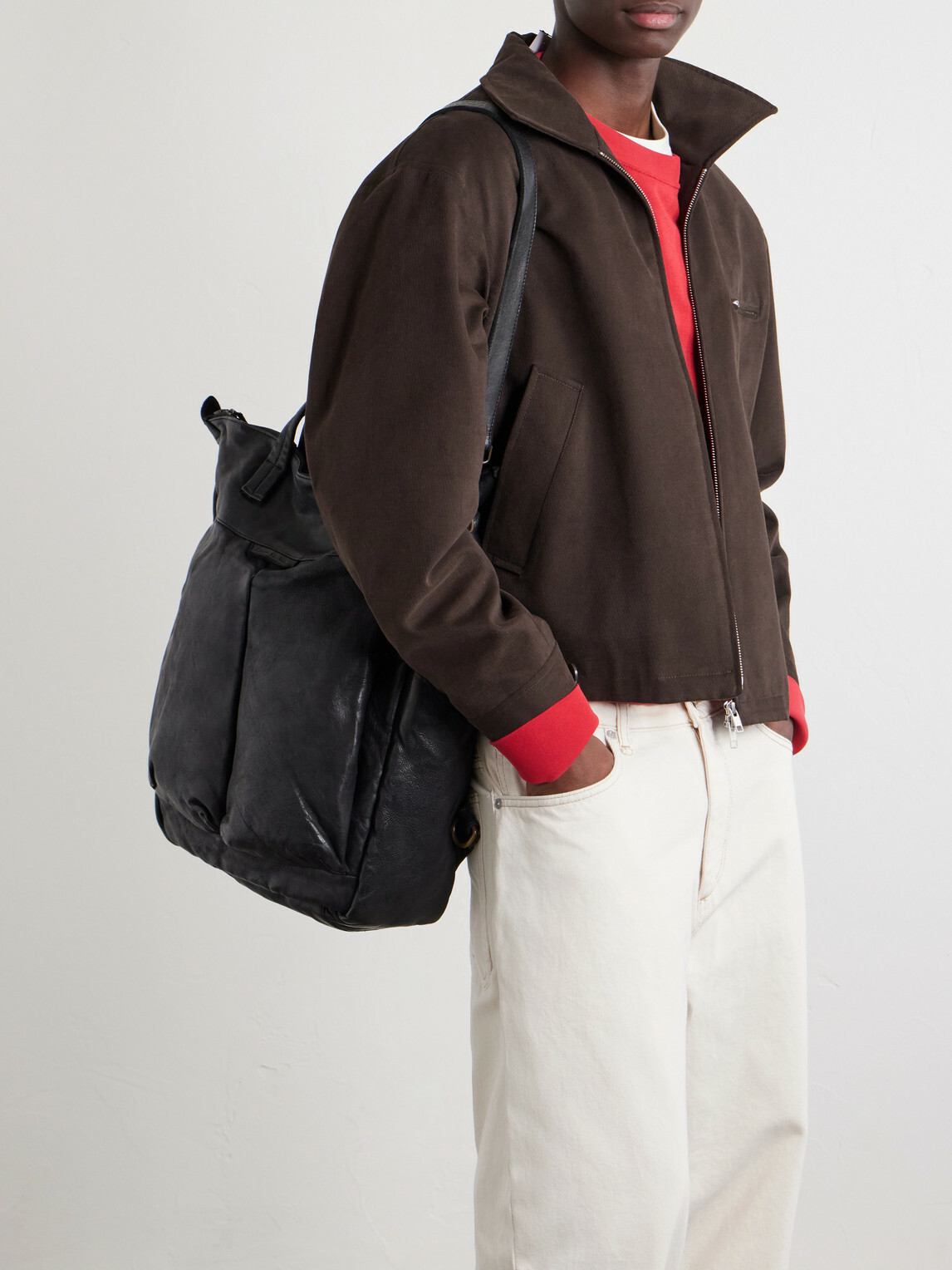 Officine Creative - Helmet 005 Full-Grain Leather Tote Bag