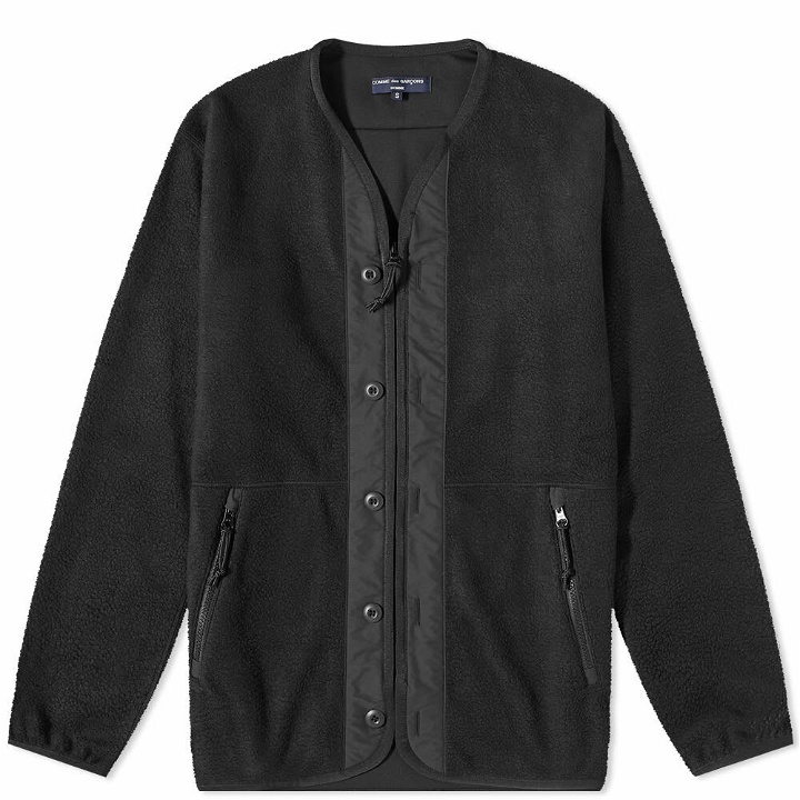 Photo: Comme des Garçons Homme Men's Boa Fleece Zip Liner in Black