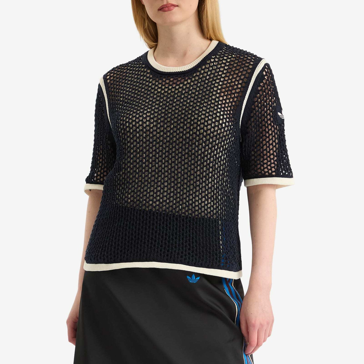 Adidas Women's x Wales Bonner Knit Long-sleeve Top in Night Navy