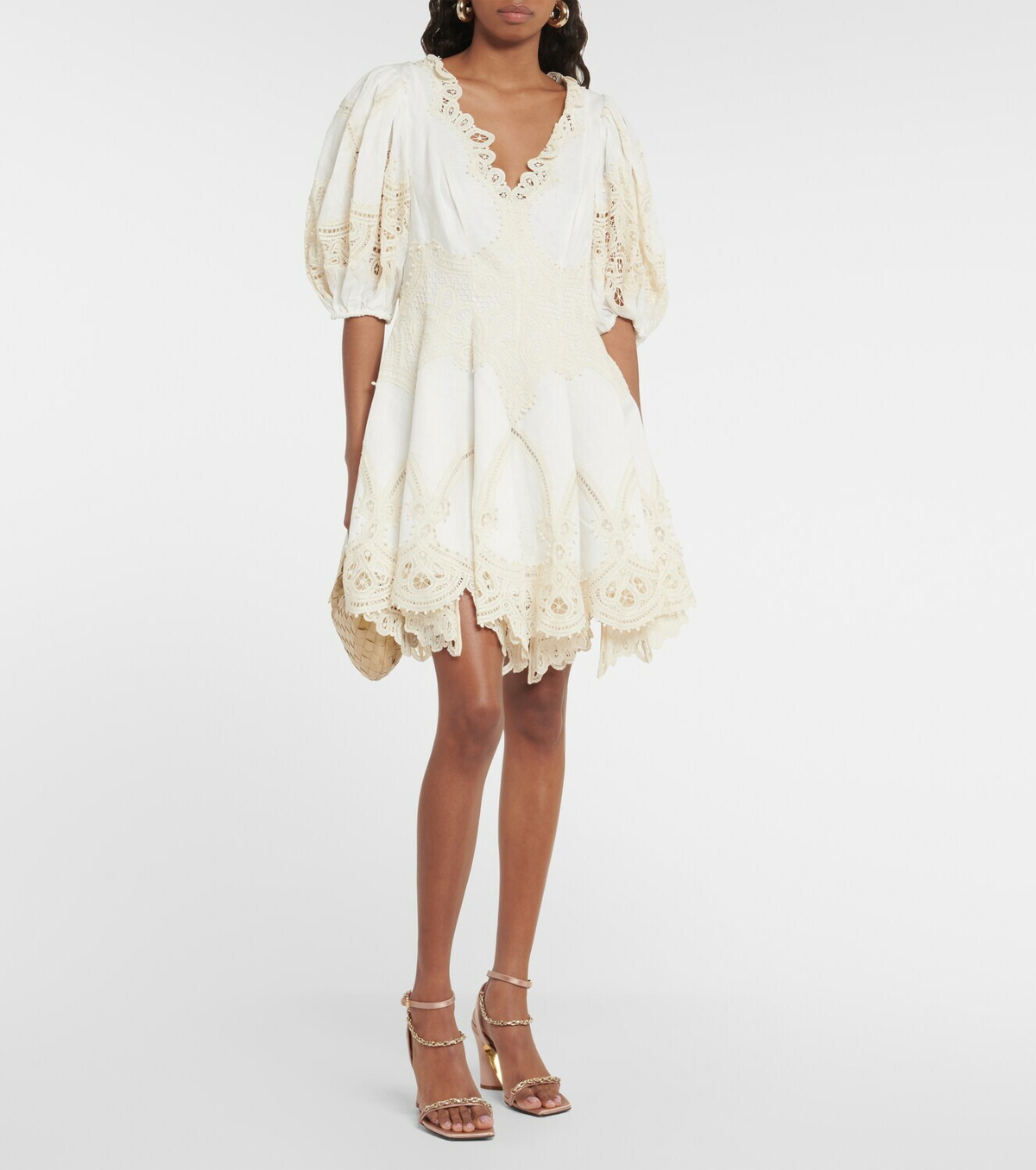 Zimmermann - Tiggy embroidered linen minidress Zimmermann Zimmermann - Tiggy embroidered linen minidress Zimmermann