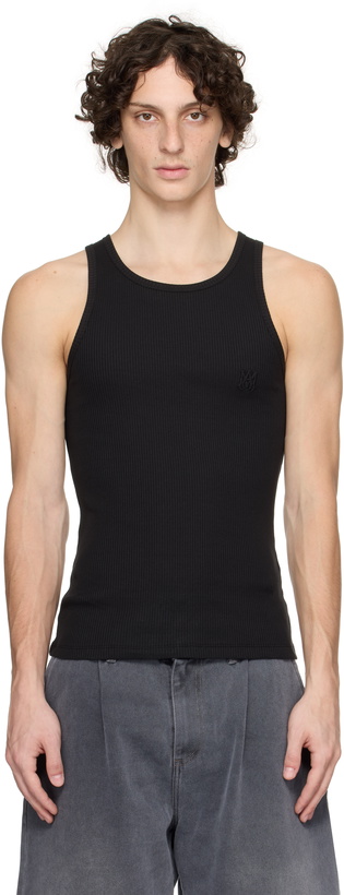 Photo: AMIRI Black MA Tonal Tank Top