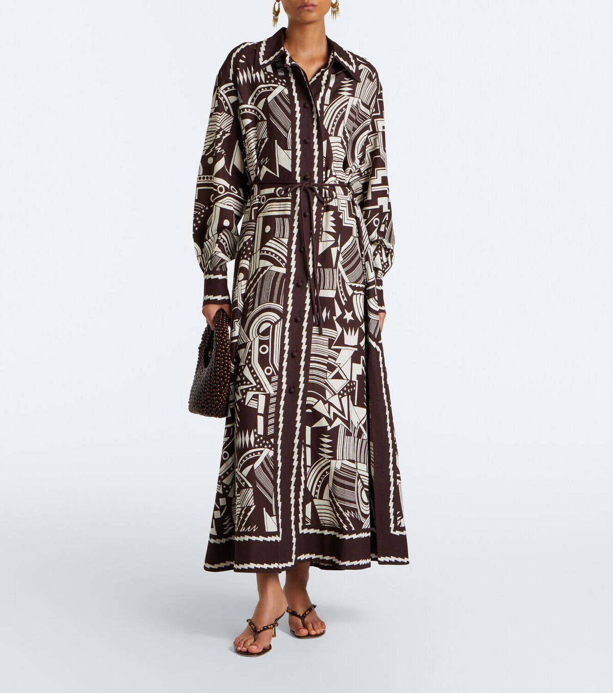 Alémais Lori printed shirt dress