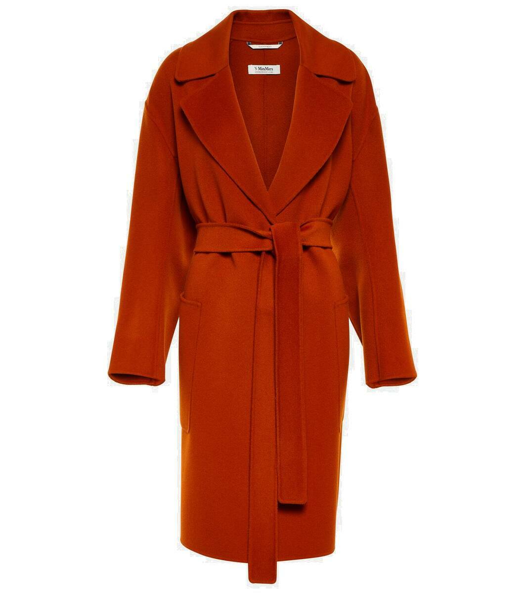 【美品】OVERCOAT Wool Shirt In Orange 100% Authentic ZARA Orange Wool Blend Oversized Coat “Limited