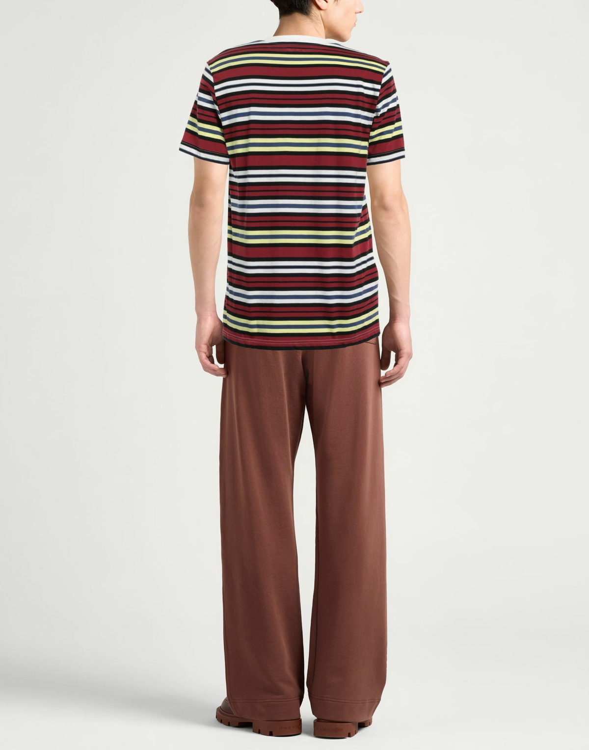 Marni Mens T-shirt Burgundy