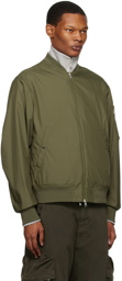 Moncler Green Bharani Bomber Jacket