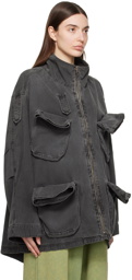 OPEN YY Black Faded Jacket