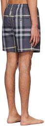 Burberry Grey Vintage Check Swim Shorts