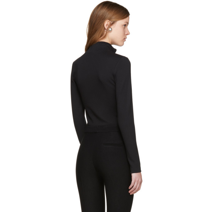 Wendelborn Black Zip-Up Bodysuit