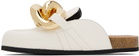 JW Anderson Off-White Chain Loafers