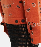 Alanui - Bandana wool and cashmere jacket