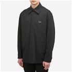 Dolce & Gabbana Men's Plate Shirt Jacket in Black