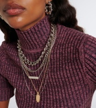 Rabanne Layered chain necklace