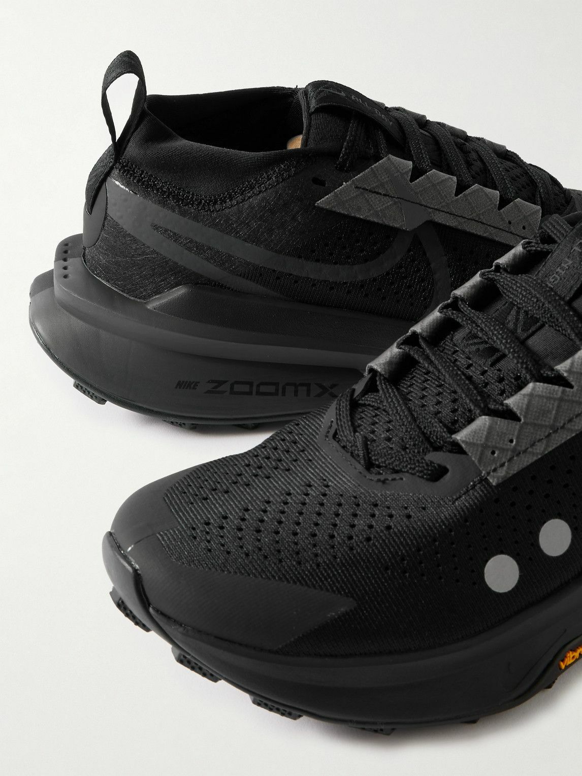 NIKE RUNNING - Zegama 2 Stretch-Jersey and Rubber-Trimmed Mesh Trail Running Sneakers - Black