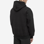 Lo-Fi Men's Peace Logo Hoody in Black