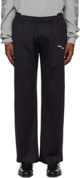 VETEMENTS Black Cut-Up Athletic Sweatpants
