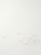 SAINT LAURENT - SL 951 OPT Aviator-Style Gold-Tone Glasses