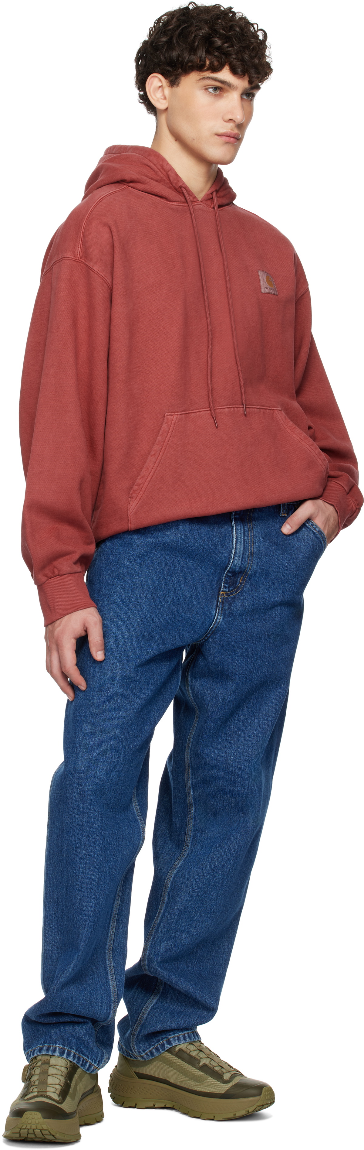 Carhartt Work In Progress Red Vista Hoodie Carhartt WIP Carhartt Work In Progress Red Vista Hoodie Carhartt WIP