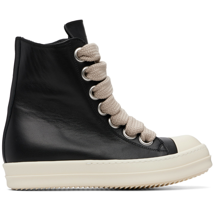 Photo: Rick Owens Black Tower Jumbolace Sneaks Sneakers