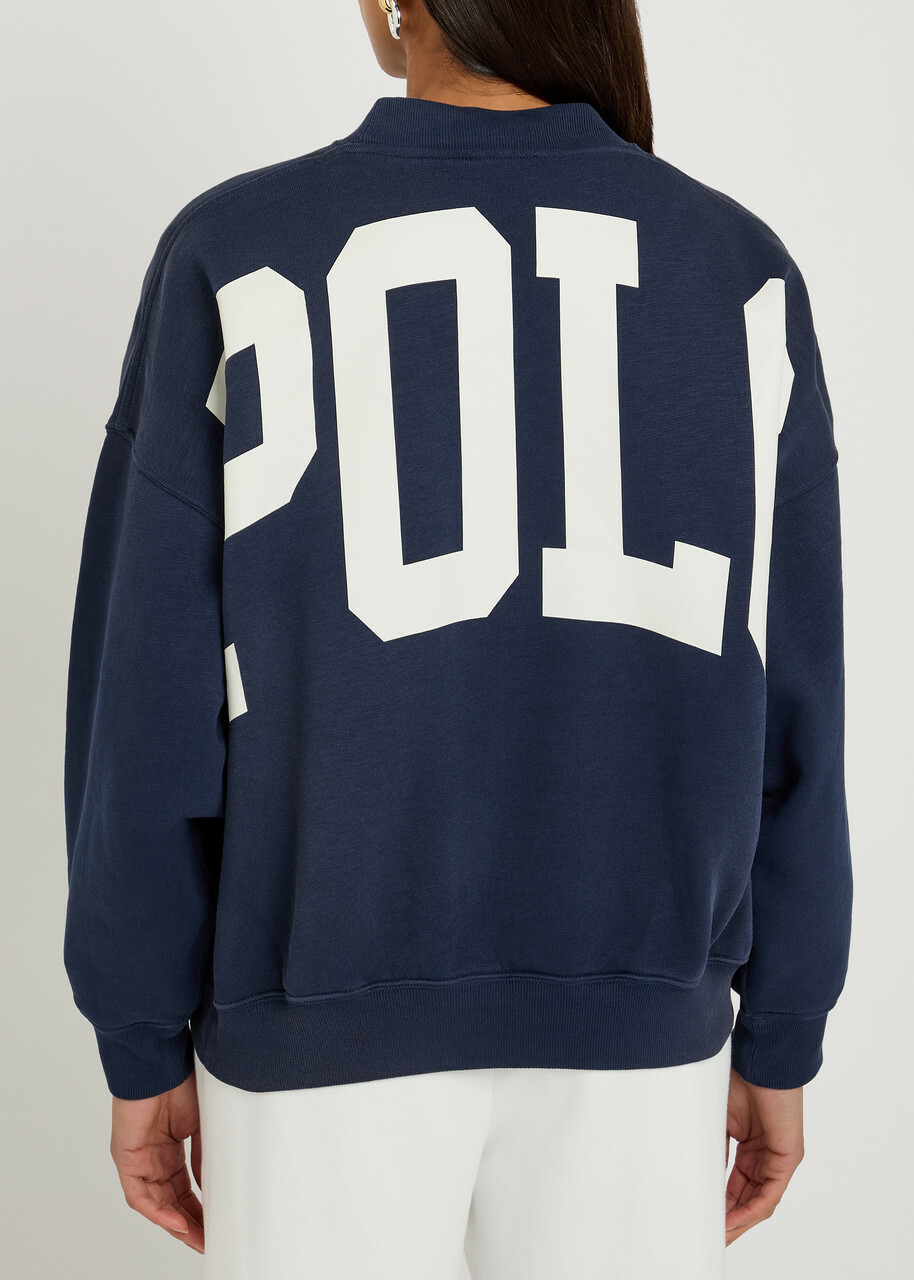 Polo Ralph Lauren Logo Cotton-blend Sweatshirt Navy