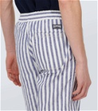 Vilebrequin Levant cotton and linen-blend Bermuda shorts