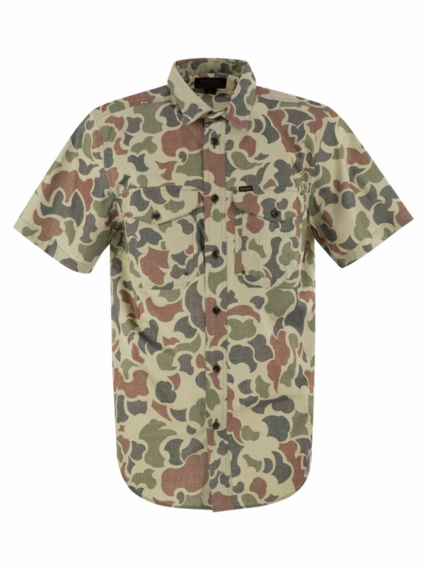 Photo: Filson Twin Lakes - Shirt With Camouflage Patch Pockets