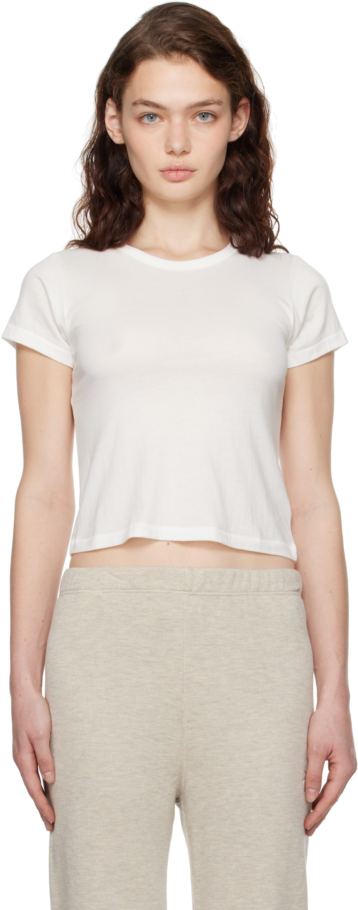 ÉTERNE Off-White Short Sleeve Baby T-shirt