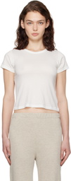 ÉTERNE Off-White Short Sleeve Baby T-shirt