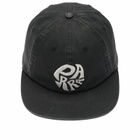By Parra Men's 1976 Logo 6 Panel Cap in Black 
