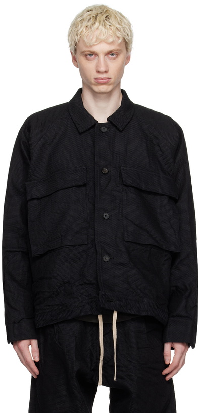 Photo: Jan-Jan Van Essche Black O-Project Loop Denim Jacket